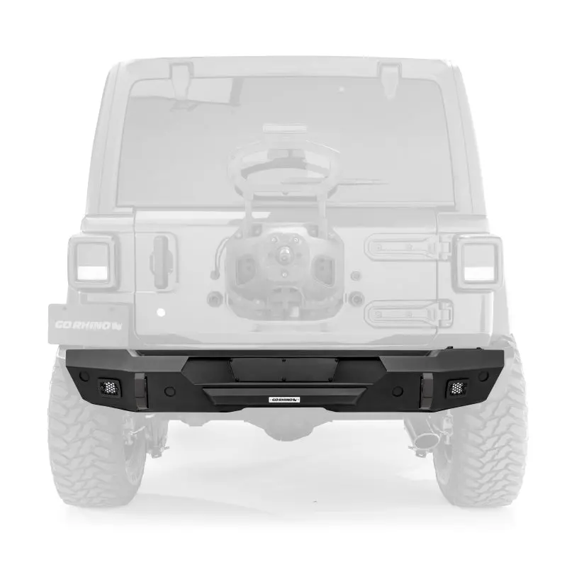 Go Rhino 18-20 Jeep Wrangler Jl/Jlu Trailline Rear Stubby Bumper 1