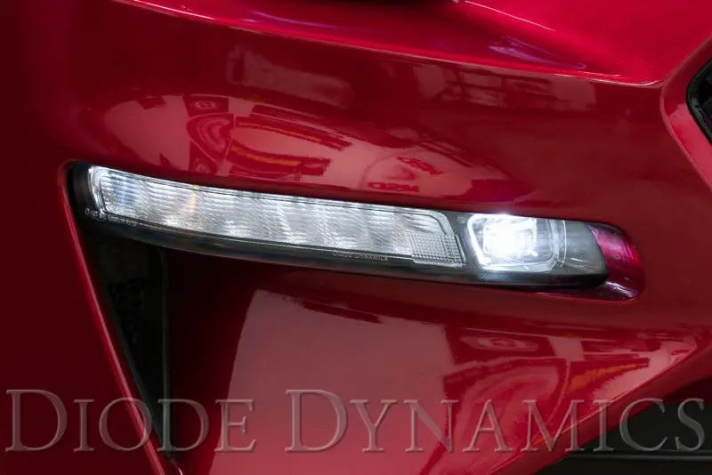 Diode Dynamics Elite Series Combination Fog Lamp For 18-21 Ford Mustang - Yellow (Pair) 1