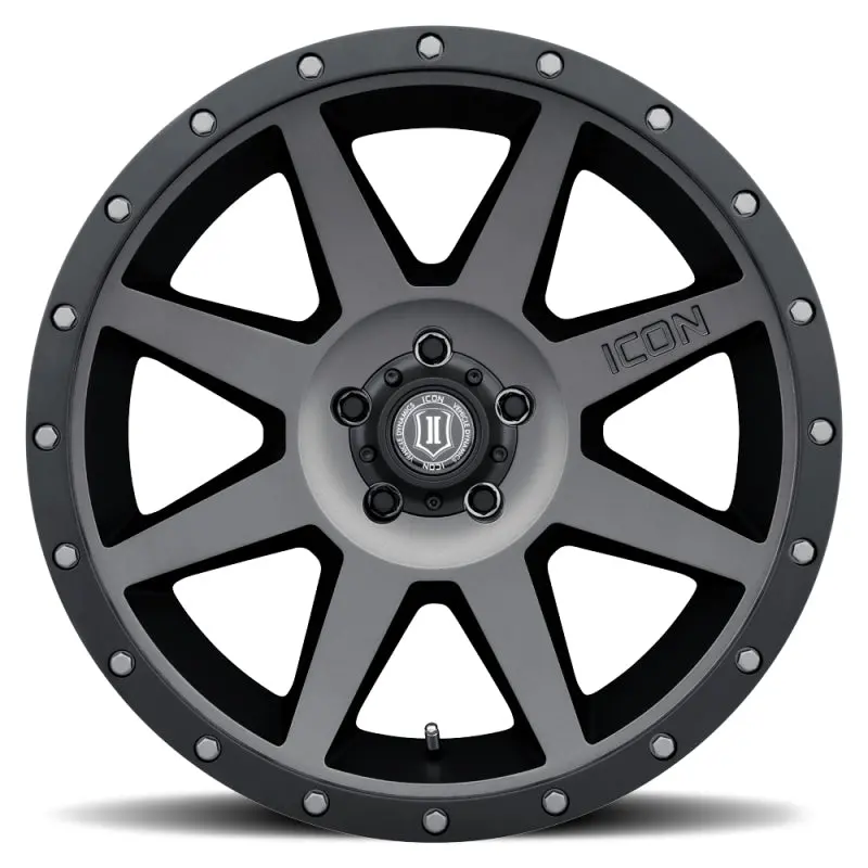 Icon Rebound 20X9 6X5.5 0Mm Offset 5In Bs Titanium Wheel 1