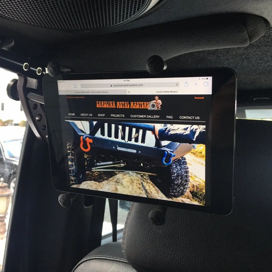 Cmm Offroad Replacement Mirror Stanchions  With 1" Ball Mount & Lock Nuts 1