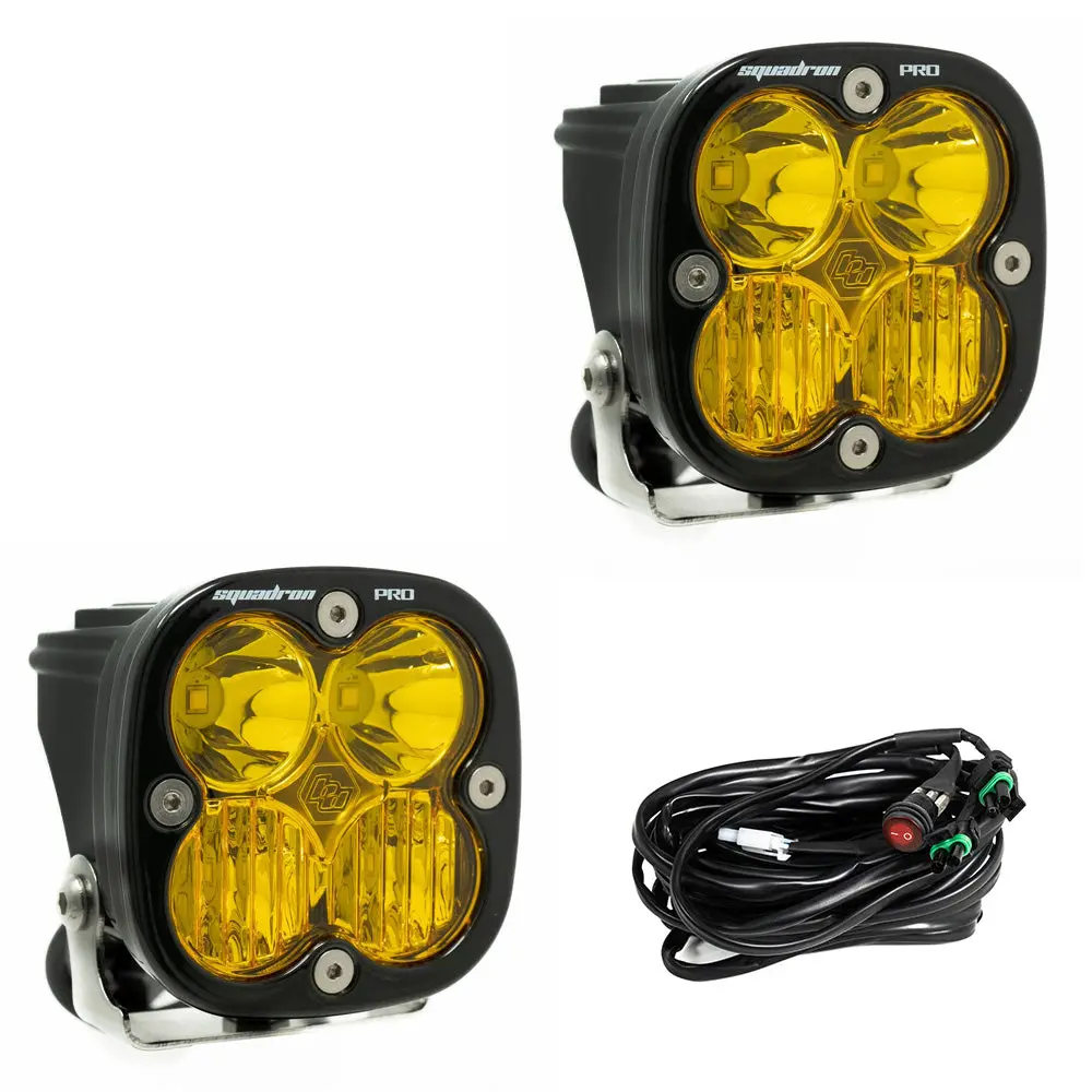 Baja Designs Squadron Pro Driving/Combo Led Light (Amber) (Pair) 1