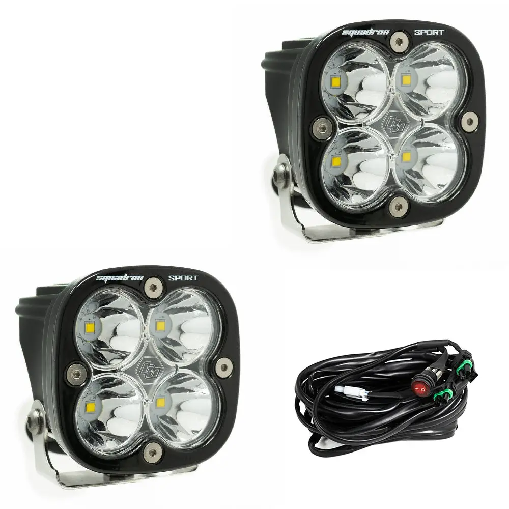 Baja Designs Squadron Sport Spot Led Light (Pair) 1