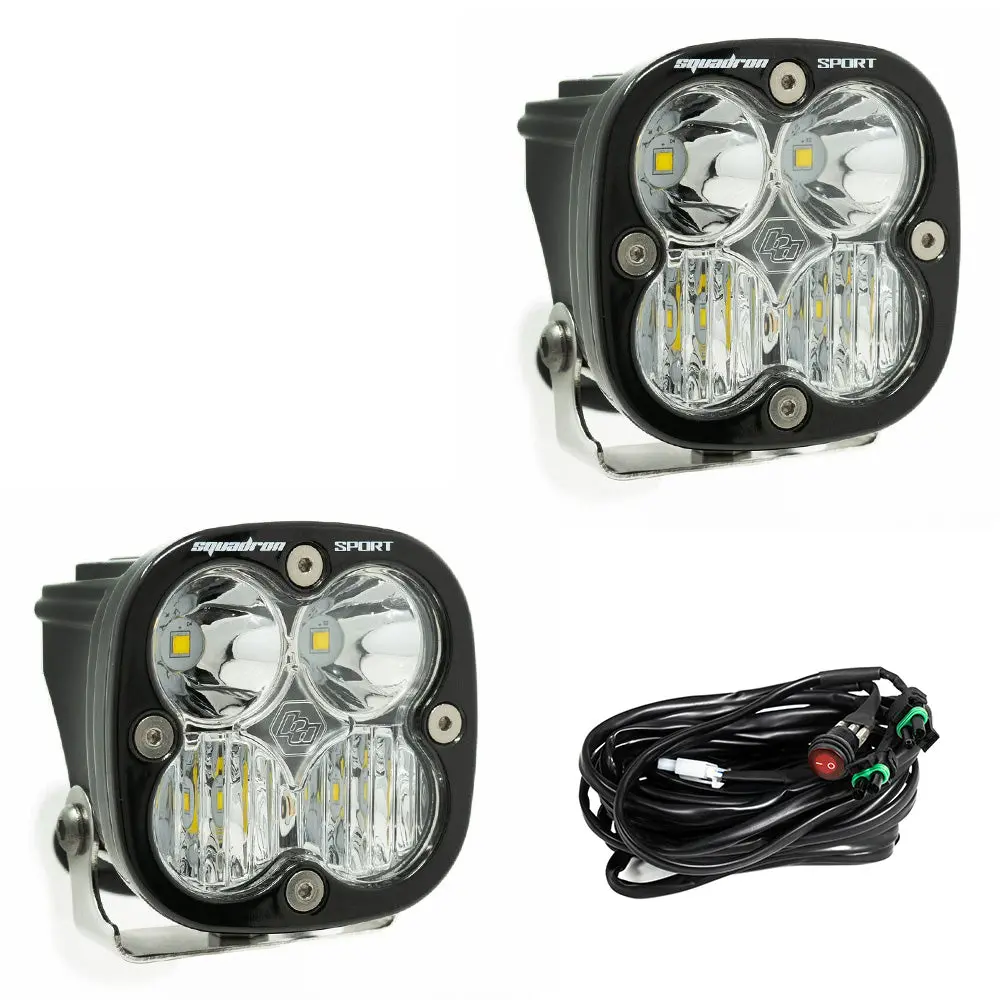 Baja Designs Squadron Sport Driving/Combo Led Light (Pair) 1