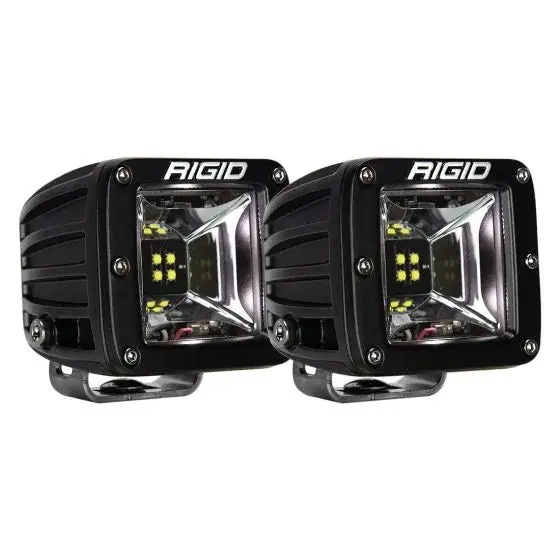 Rigid Industries 68200 Rigid Radiance Scene Light W/White Backlight, Surface Mount, Black Housing, Pair 1