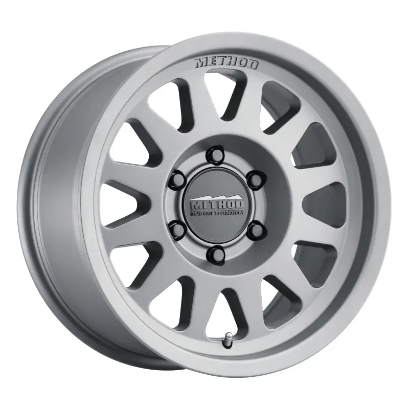 Method Mr704 17X8.5 0Mm Offset 5X5 71.5Mm Cb Matte Titanium Wheel 1