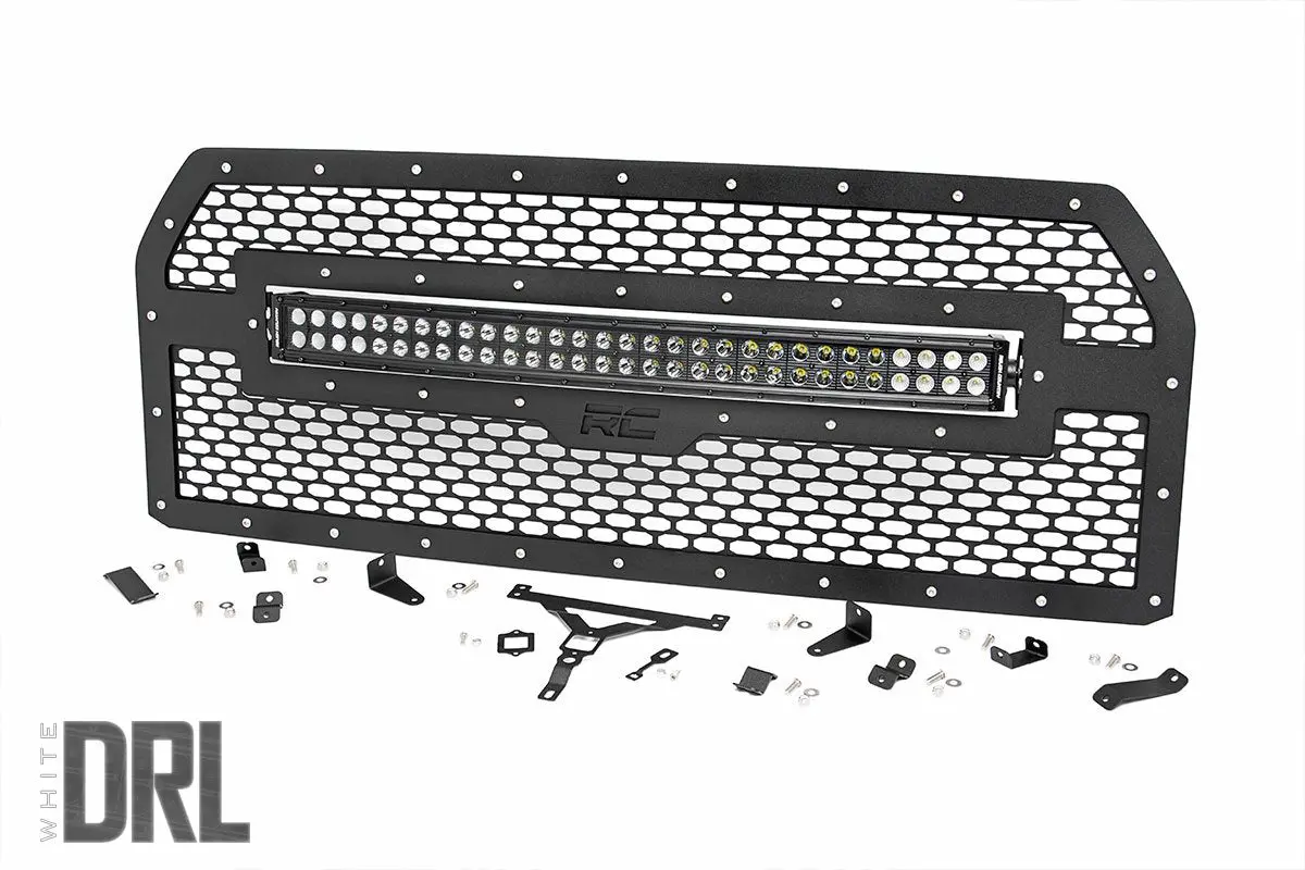 Mesh Grille - 30 Inch Dual Row Led - Black Ser - Ford F-150 2Wd/4Wd (2015-2017) 1