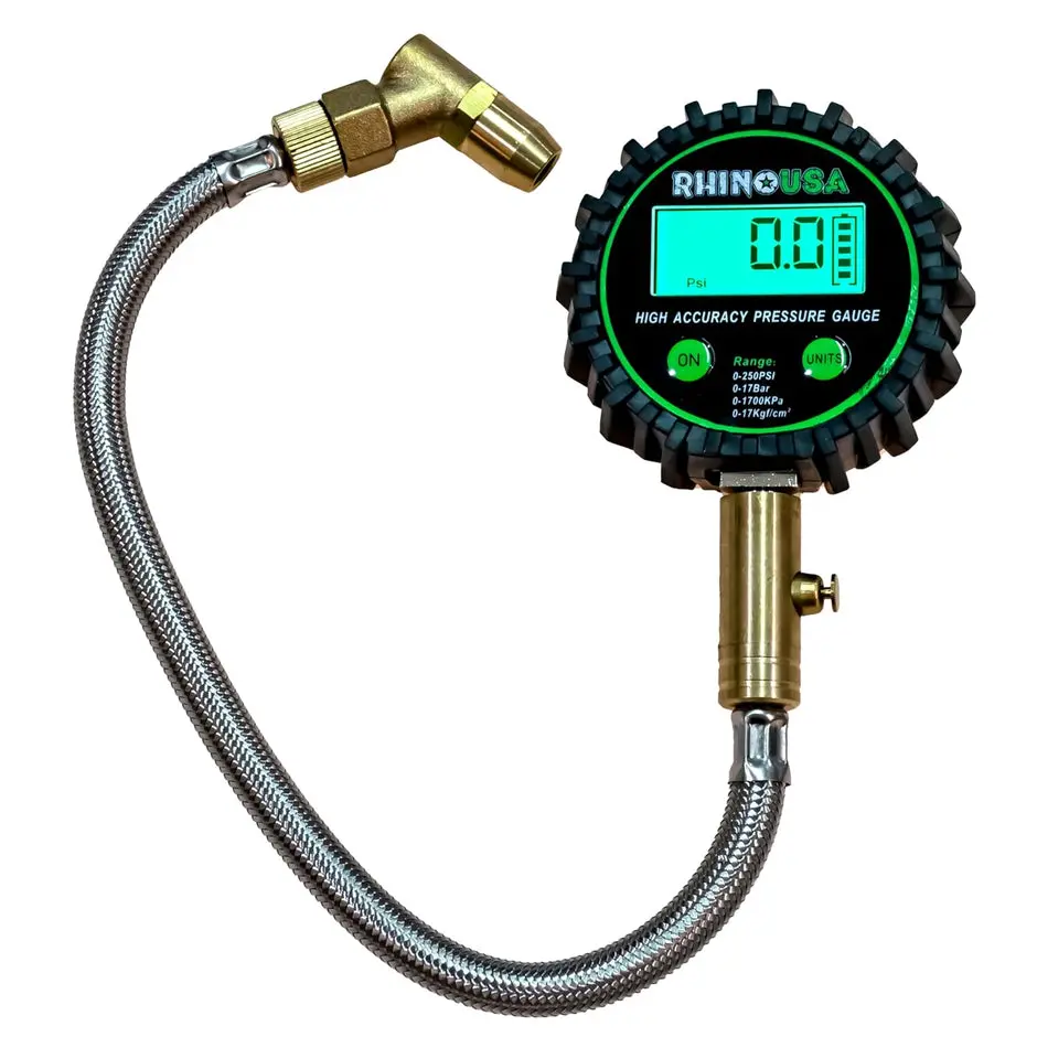 Rhino Usa 250 Psi Digital Heavy Duty Tire Pressure Gauge 1