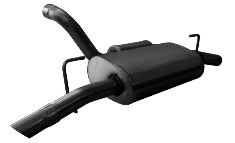 Corsa 18+ Jeep Wrangler Jl 2.5In Dual Rear Turn Down Exit Black Touring Axle-Back Exhaust 1