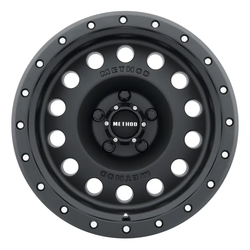 Method Mr307 Hole 17X8.5 0Mm Offset 5X5 94Mm Cb Matte Black Wheel 1