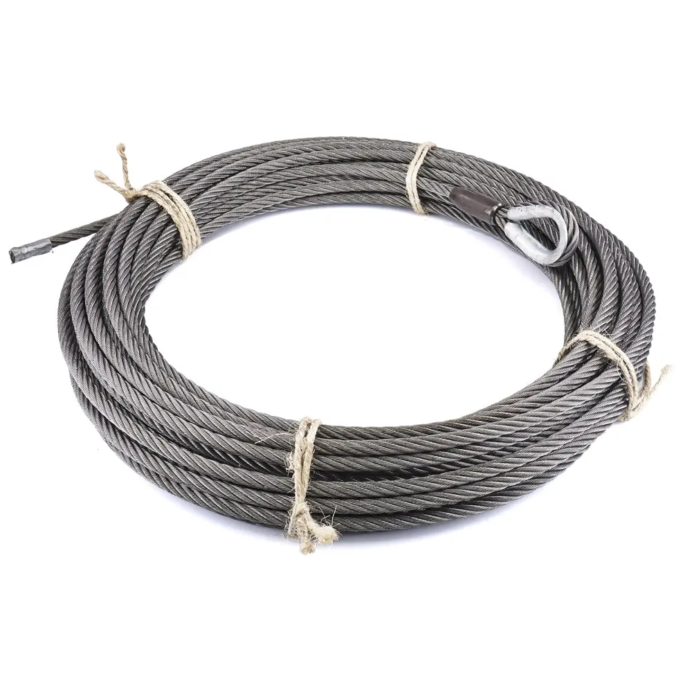 Warn 77451 Wire Rope Assembly 9/16 Inch Diameter X 140 Foot Length 1