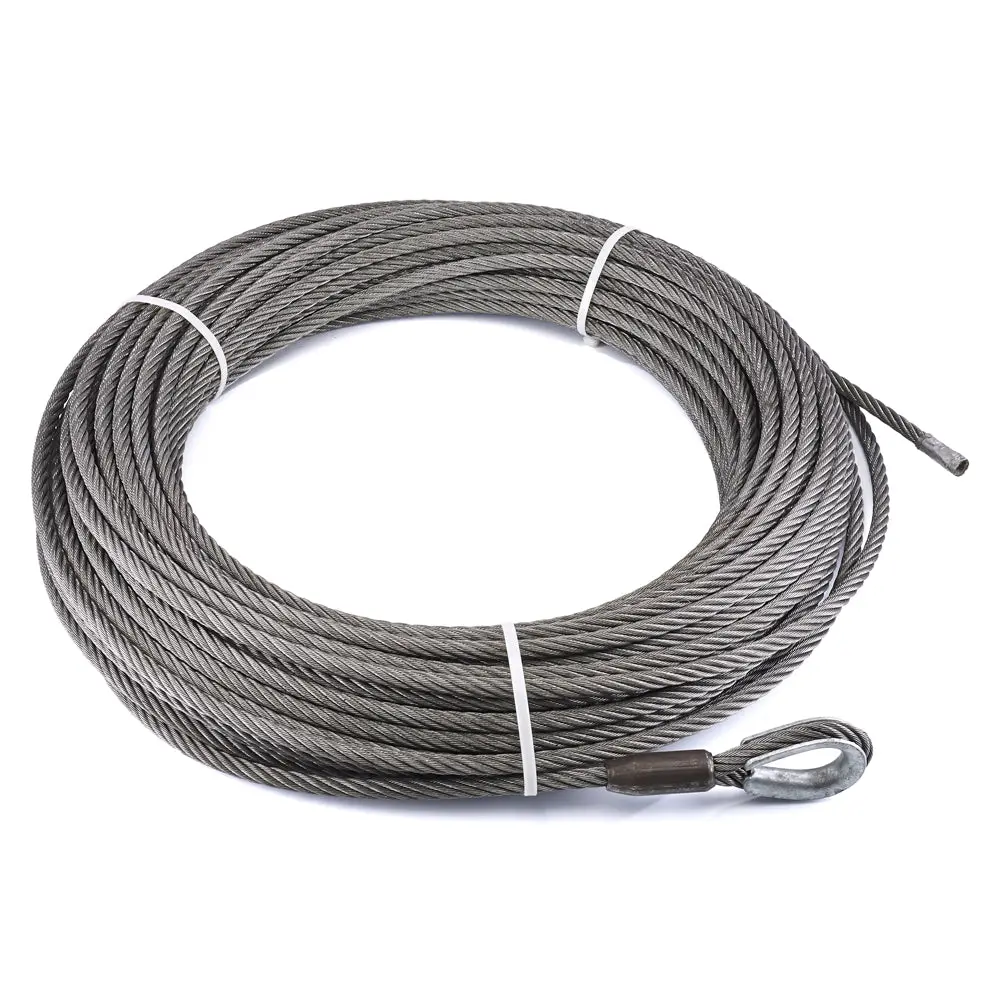 Warn 77452 Wire Rope Assembly 9/16 Inch Diameter X 245 Foot Length 1