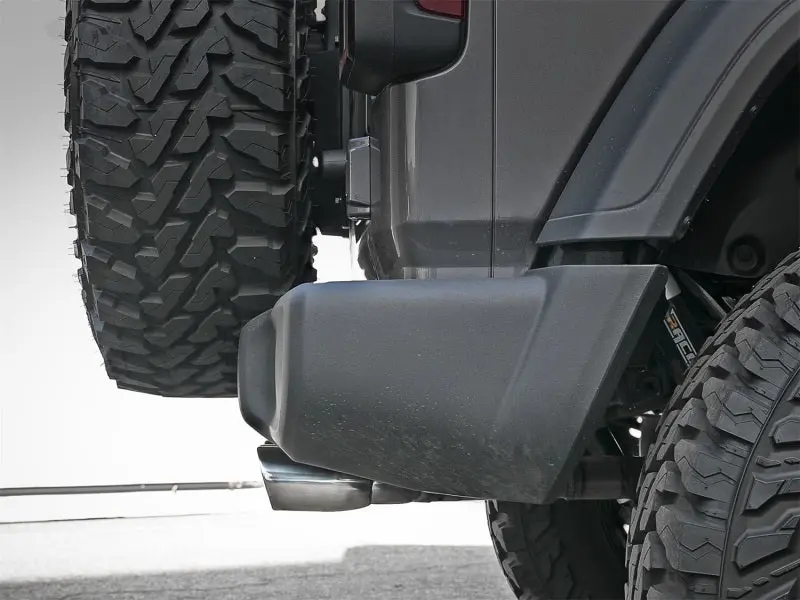 Afe Rebel Series 2.5In. 304 Ss C/B Exhaust System 2018 Jeep Wrangler (Jl) V6-3.6L - Polished Tip 1