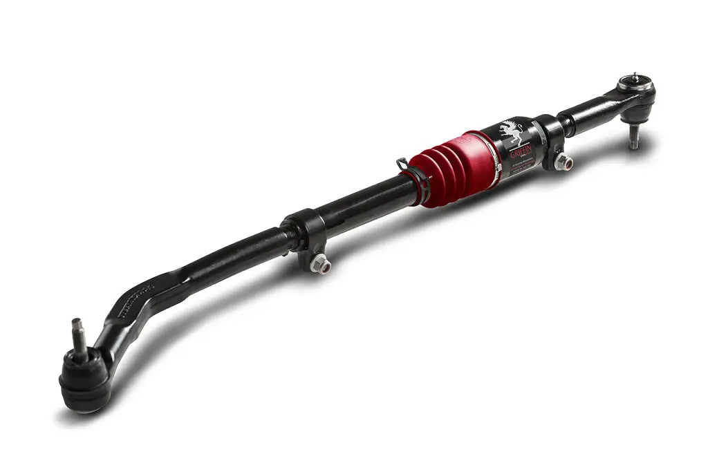 Drag Link Top Mount Drilled Knuckle W/ Griffin Red Bellow Yeti Xd For 07-18 Wrangler Jk 1