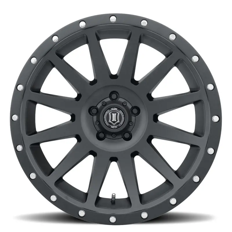 Icon Compression 20X10 6X5.5 -19Mm Offset 4.75Inbs Satin Black Wheel 1