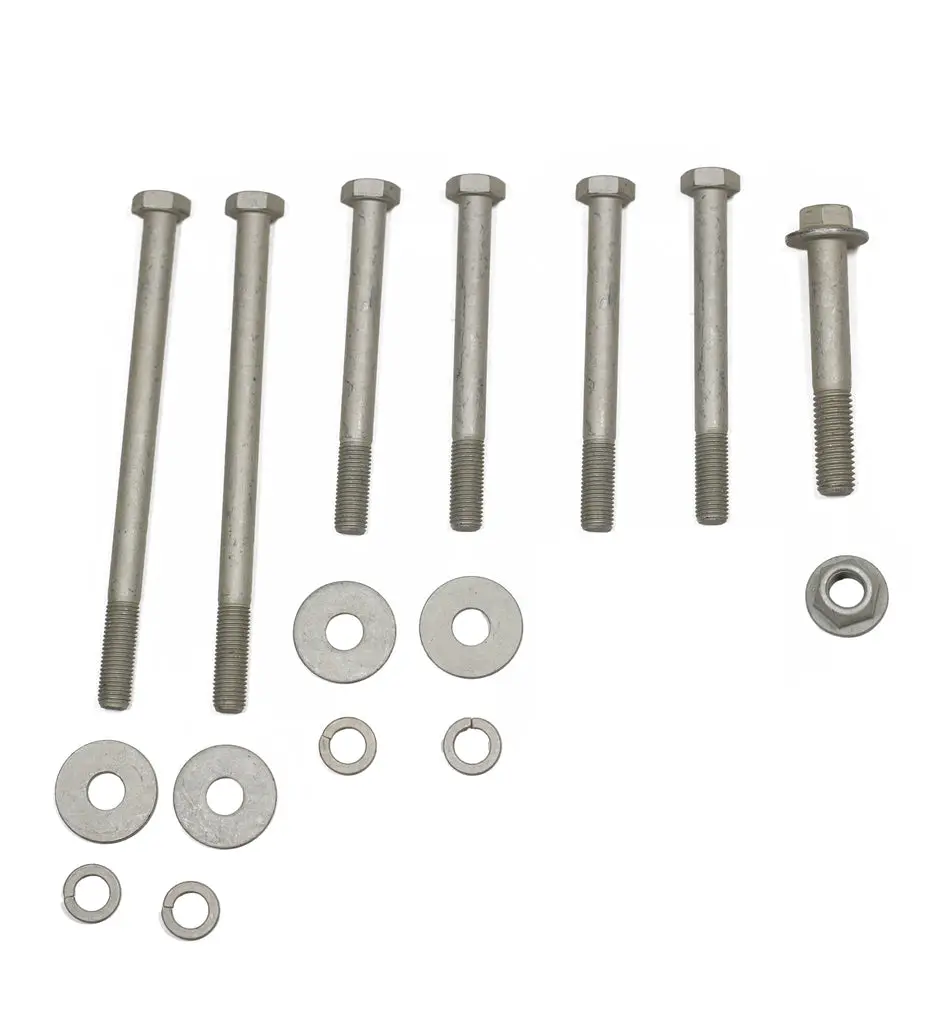 Frame Side Track Bar Reinforcement Bracket Hardware Kit For 18-24 Wrangler/Gladiator 1
