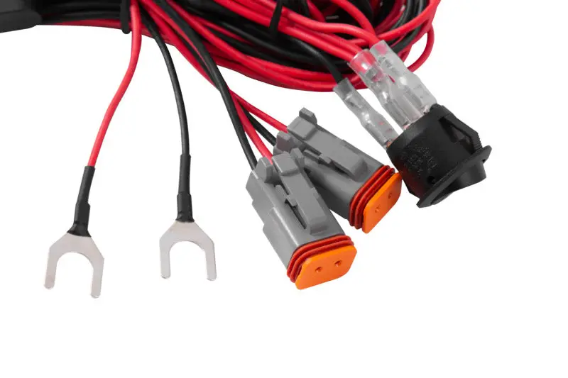Diode Dynamics Light Duty Dual Output Light Bar Wiring Harness 1