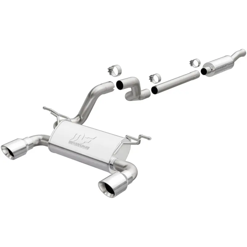 Magnaflow 2018 Jeep Wrangler L4-2.0L 3In 409Ss Cat-Back Exhaust System W/Dual Split Rear Exit 1
