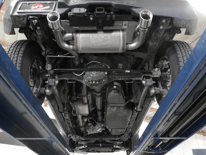 Afe Vulcan 3In 304 Ss Cat-Back Exhaust 2021 Ford Bronco L4-2.3L (T)/V6-2.7L (Tt) W/ Black Tips 2