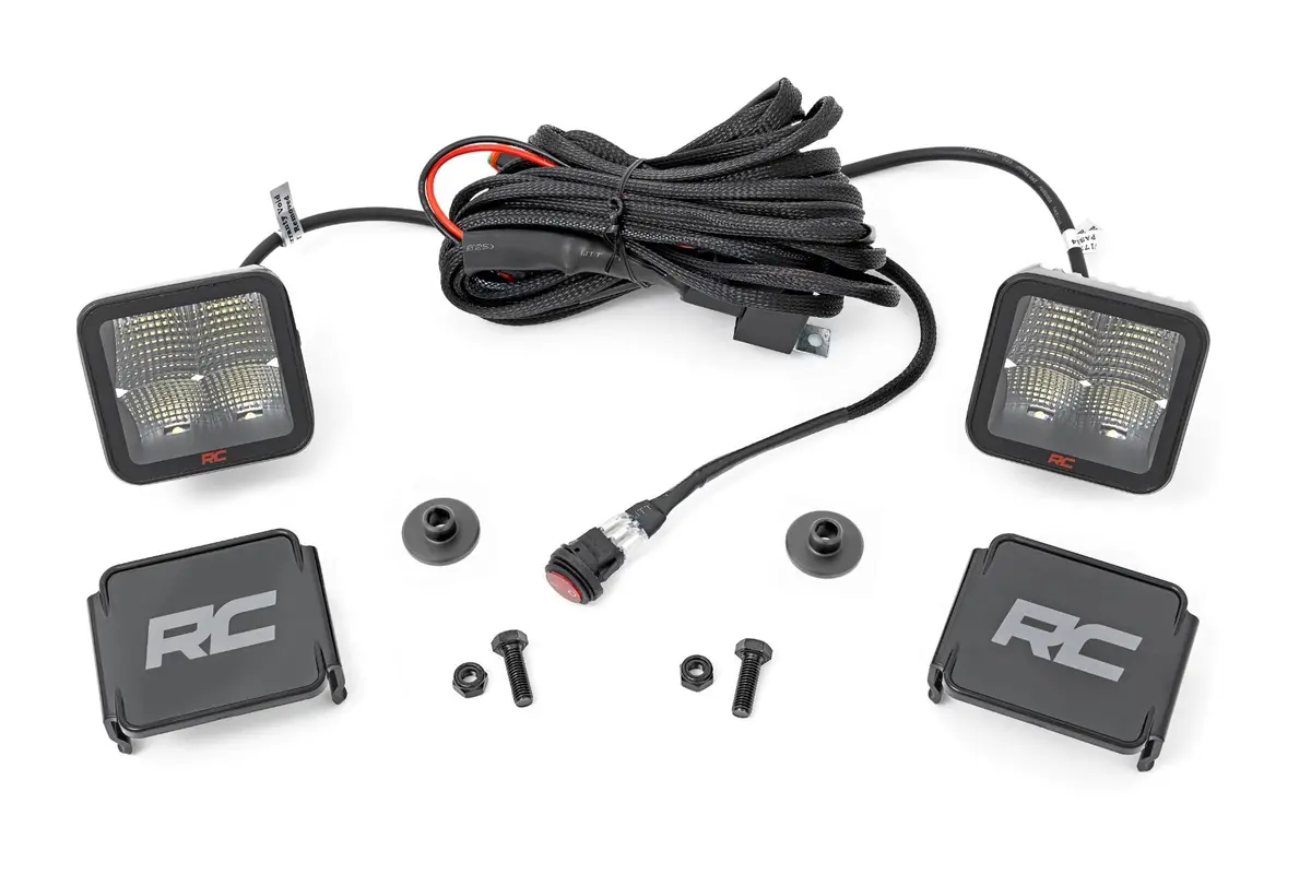 Led Light Kit - Ditch Mount - 2 Inch Spectrum Pair - Spot Pattern - Ford Bronco (21-24) 1