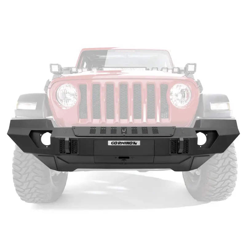 Go Rhino 07-20 Jeep Wrangler Jl/Jlu/Jk/Jku/Gladiator Jt Trailline Front Full Width Bumper 2