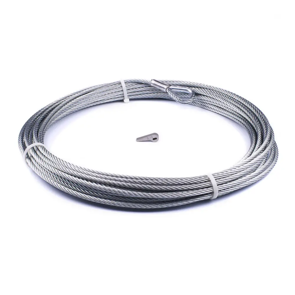 Warn 89212 Wire Rope Assembly 5/16 Inch Diameter X 100 Foot Length 1