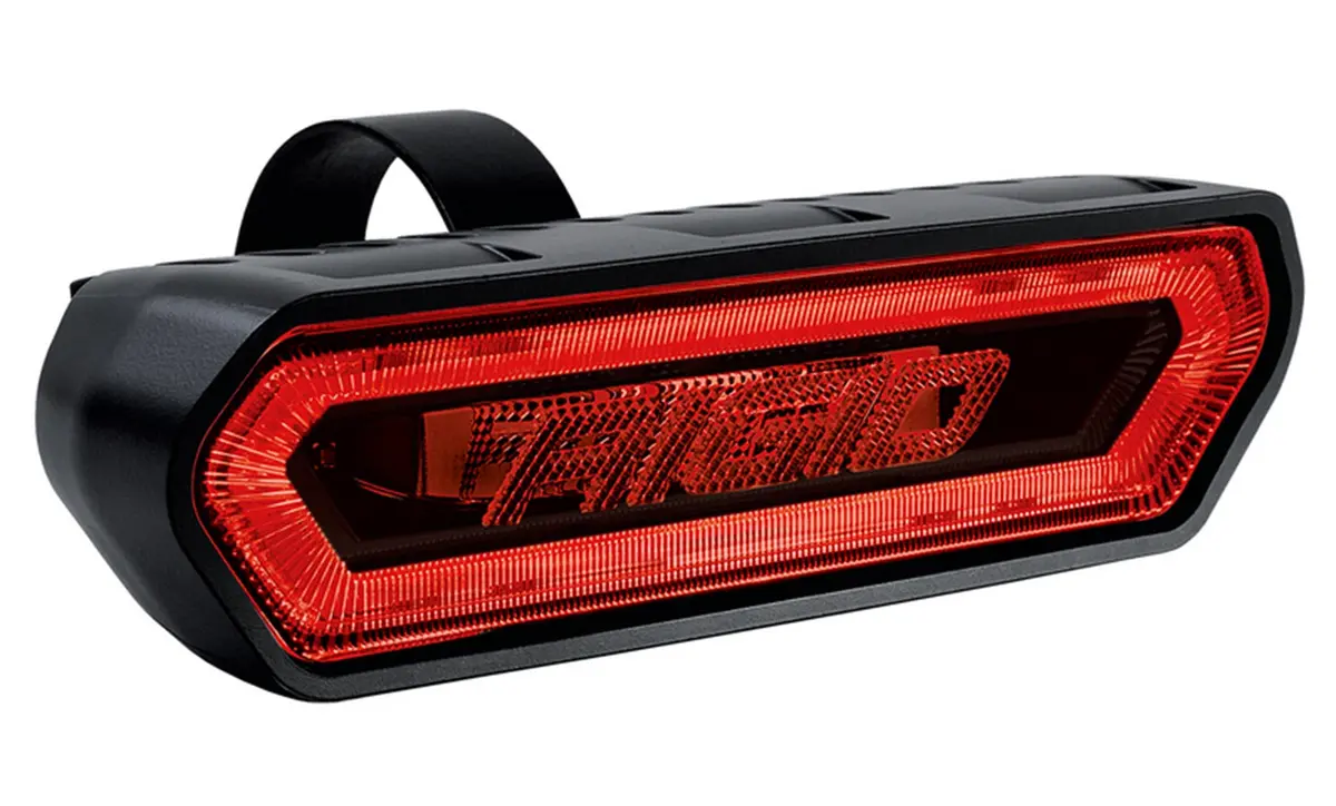 Rigid Chase, Rear Facing 5 Mode Led Light, Red Halo, Black Housing 1