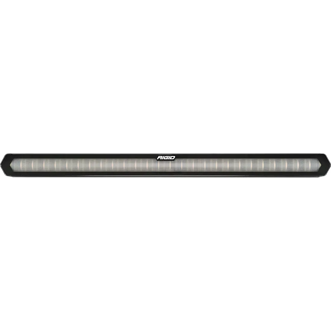 Rigid 28 Inch Rear Facing Led Chase Bar With 27 Pre-Programmed Modes And 5 Colors, Black Housing, Race Compliant For Series Requiring Strobing Blue, Amber, Green And Red, Surface Mounts Included 1