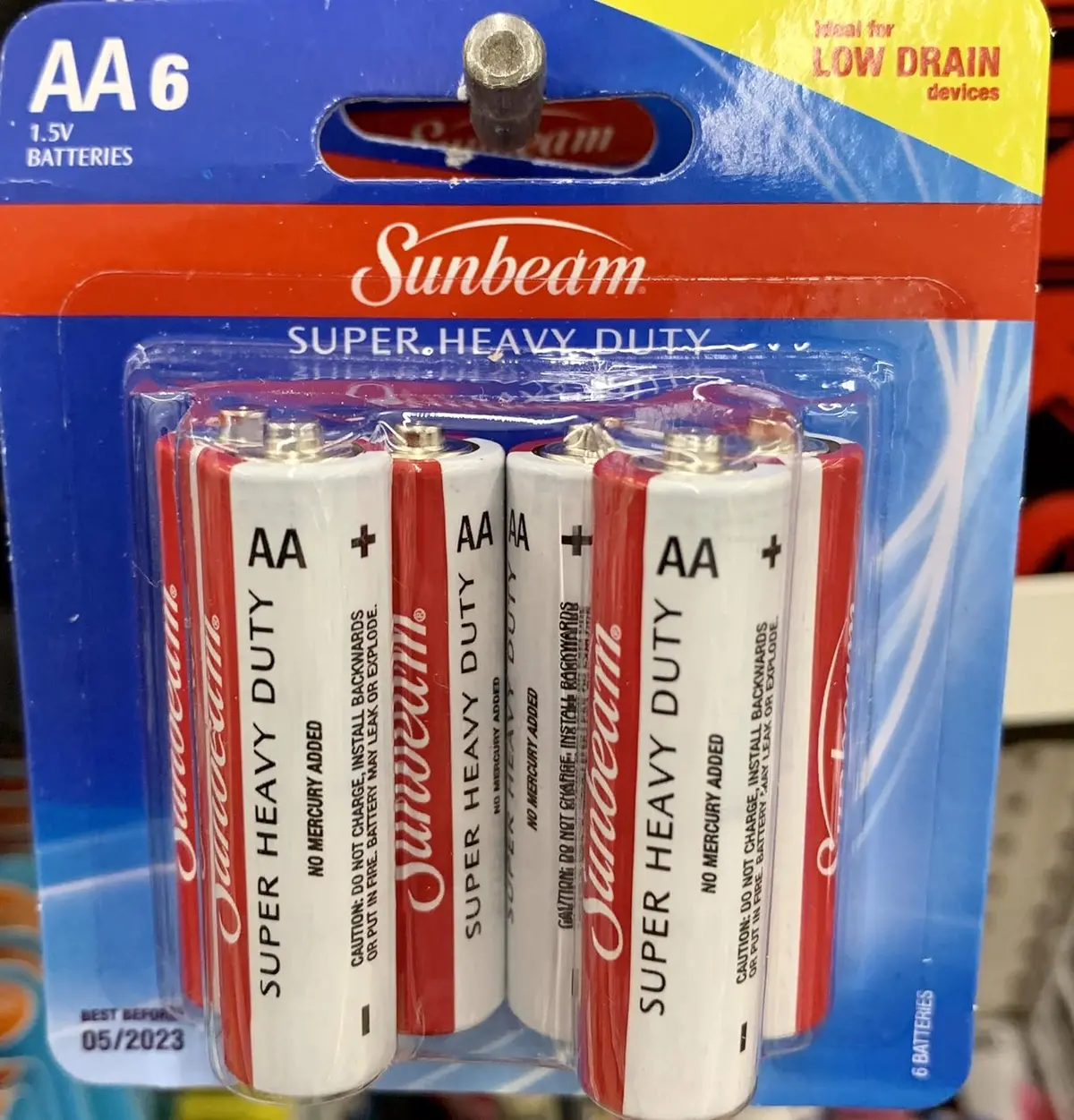 Super Heavy Duty Aa 6 Batteries 1