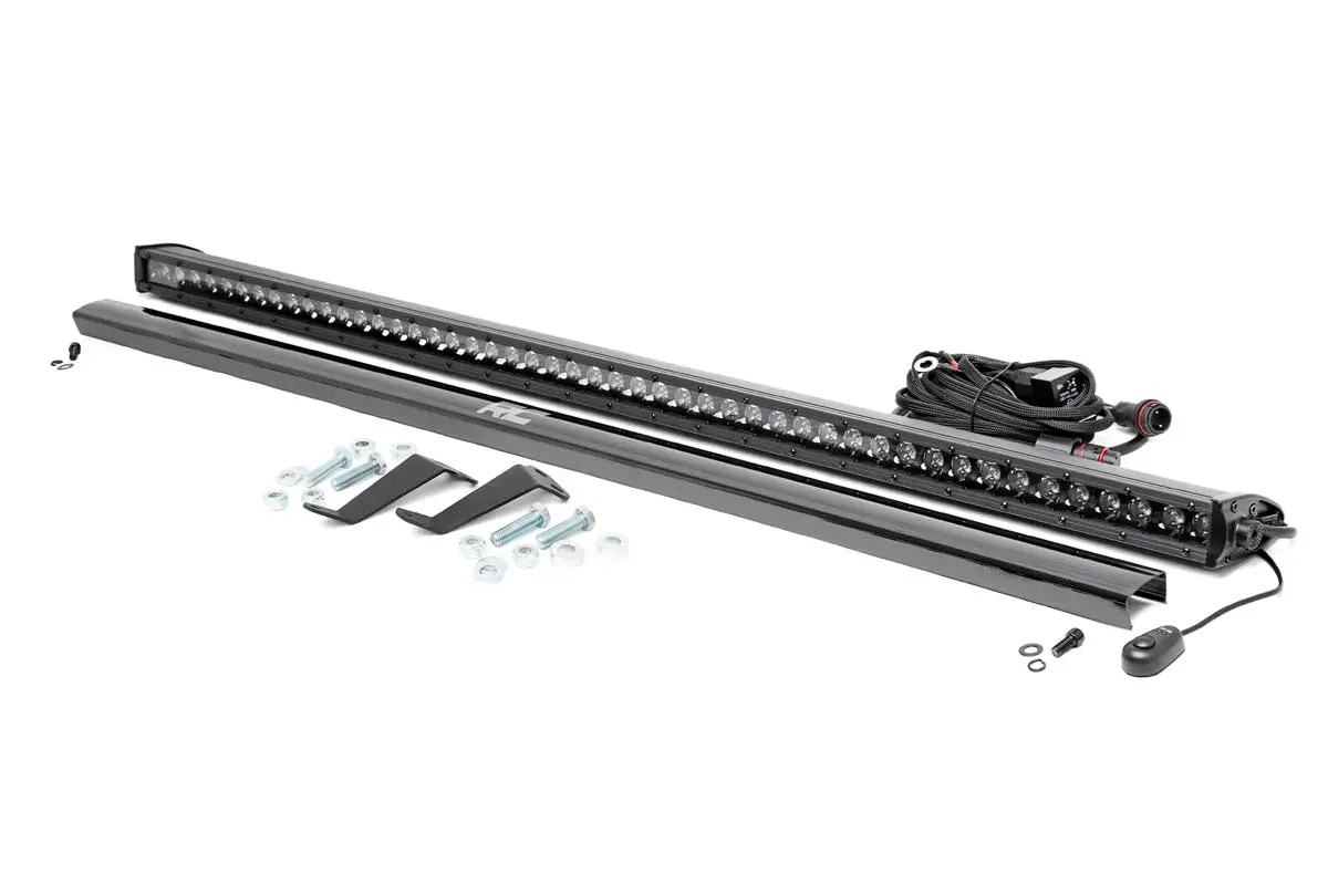 Led Light Kit - Cage Mount - 50 Inch Black Single Row - Honda Pioneer 1000 1