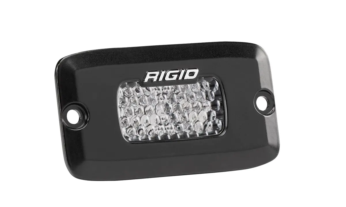 Rigid Industries 922513 Sr-M Series Pro, Flood Diffused, Flush Mount, Black Housing, Single 1