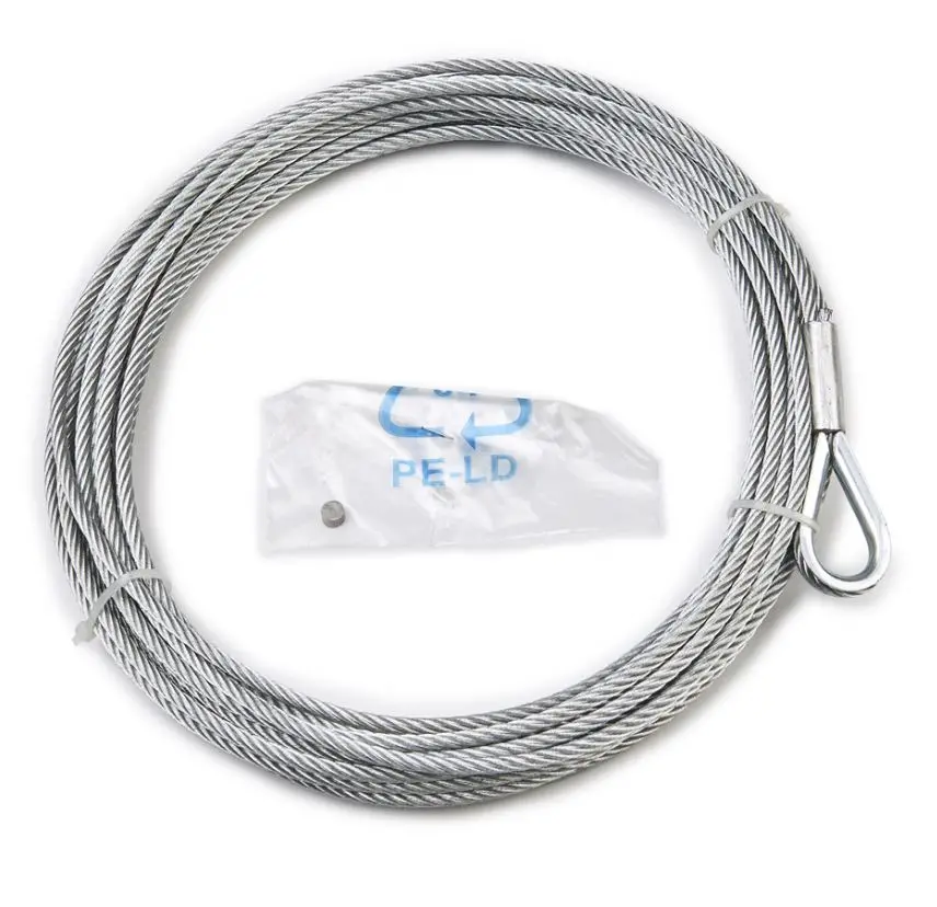 Warn 93330 Wire Rope Assembly 5/32 Inch Diameter X 30 Foot Length 1