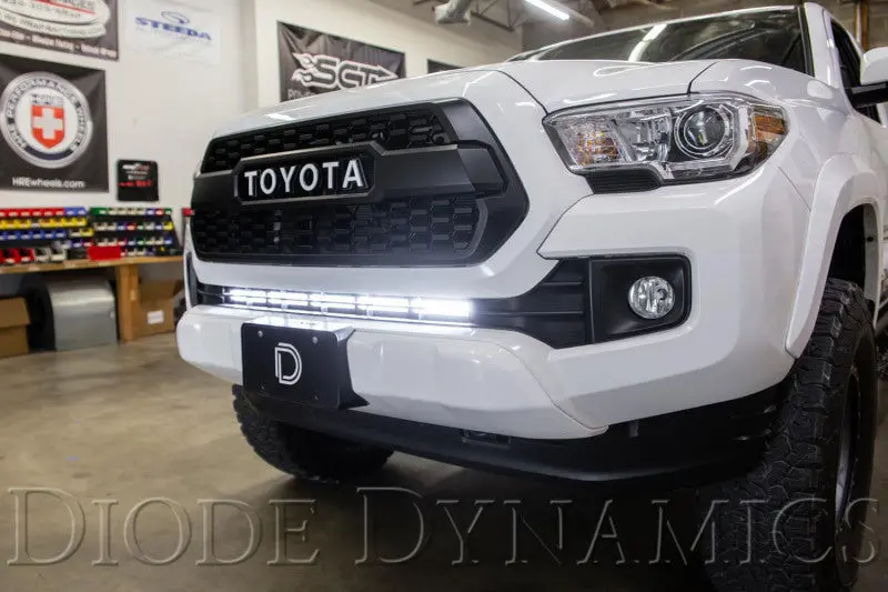 Diode Dynamics 16-21 Toyota Tacoma Ss30 Stealth Lightbar Kit - Amber Driving 1