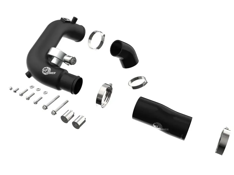 Afe Bladerunner 2 1/2In Intercooler Hot Side Charge Pipe 18-21 Jeep Wrangler Jl L4-2.0L (T) - Black 1