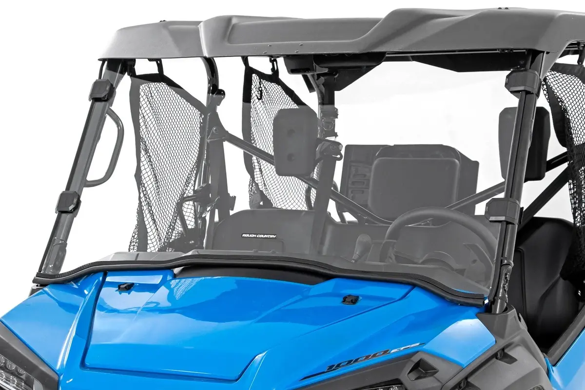 Full Windshield - Scratch Resistant - Honda Pioneer 1000/Pioneer 1000-5 1