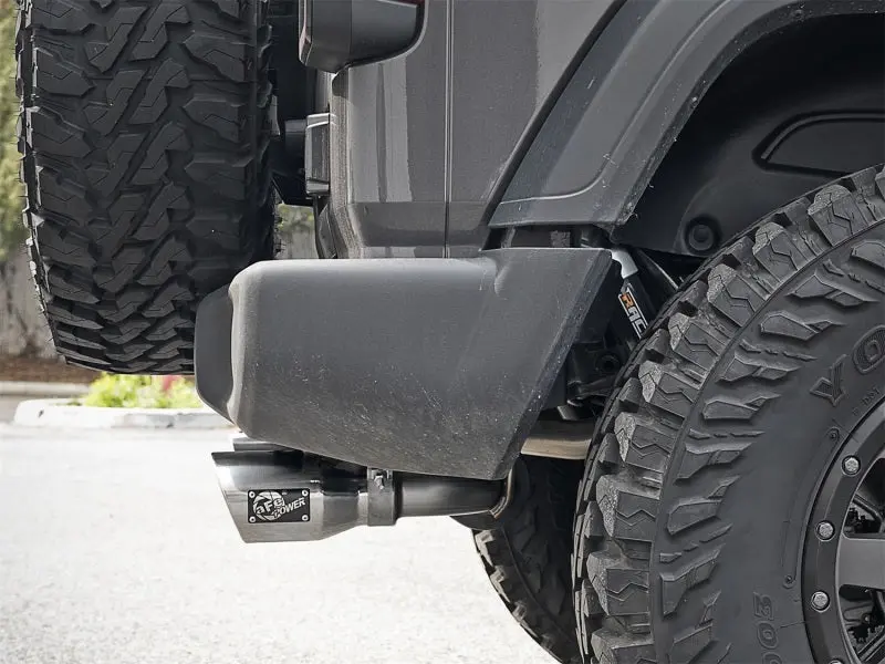 Rebel Series 2.5In 304 Ss Cat-Back Exhaust W/ Polished Tips 2018+ Jeep Wrangler (Jl) V6 3.6L 1