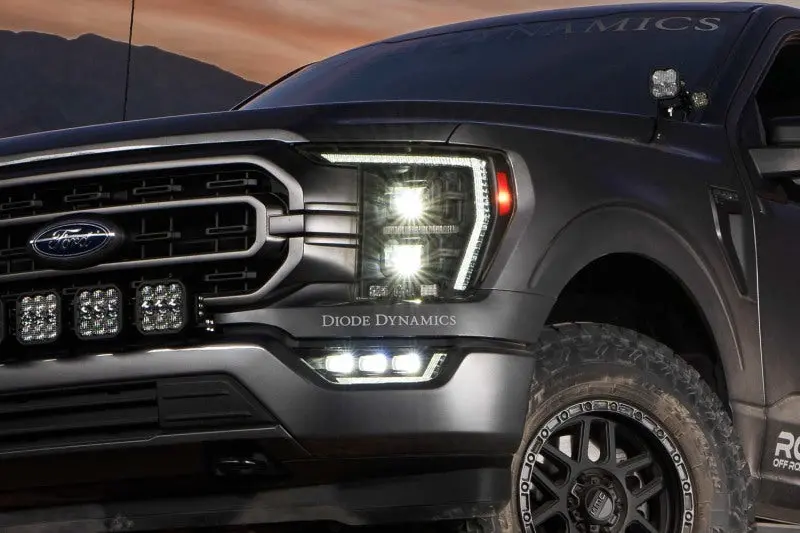Diode Dynamics 21-23 Ford F-150 Elite Fog Lamps - White 1
