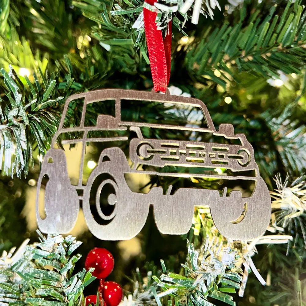 Bronco Christmas Tree Ornament Rock Slide Engineering 1