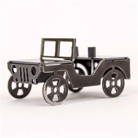 Jeep Business Card Holder Flat Stainless Steel Bendy Jeeps 1