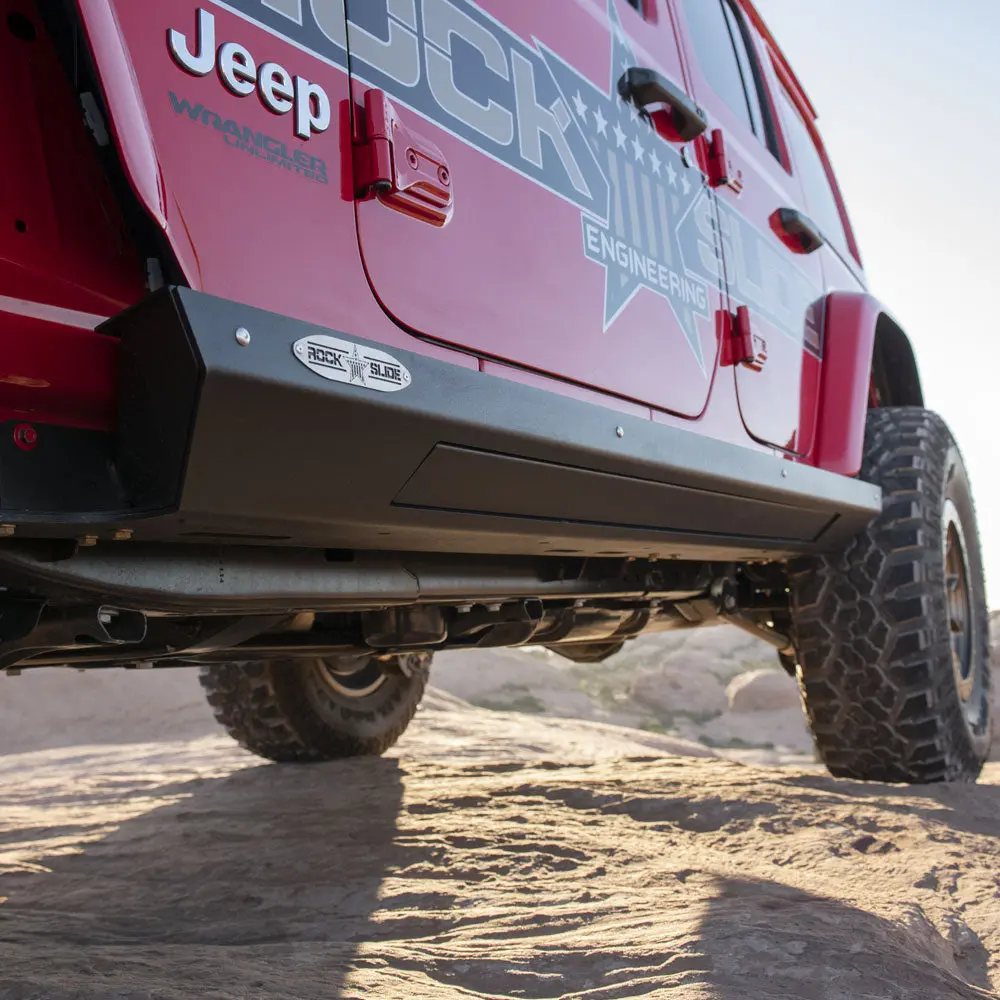 Jl 4 Door Step Slider Skid Plate Rock Slide Engineering 1