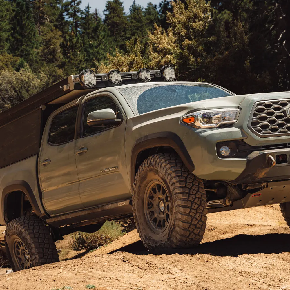Tacoma Rock Sliders Passenger Side Sub Part For 05-23 Toyota Tacoma Black Powdercoat Steel Rock Slide Engineering 1