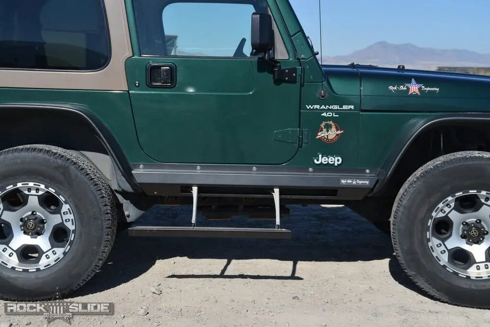 Tj 2 Door Step Slider Rock Slide Engineering 1