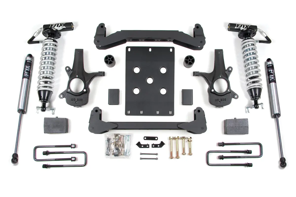 4 Inch Lift Kit | Fox 2.5 Coil-Over | Chevy Silverado Or Gmc Sierra 1500 (07-13) 2Wd 1