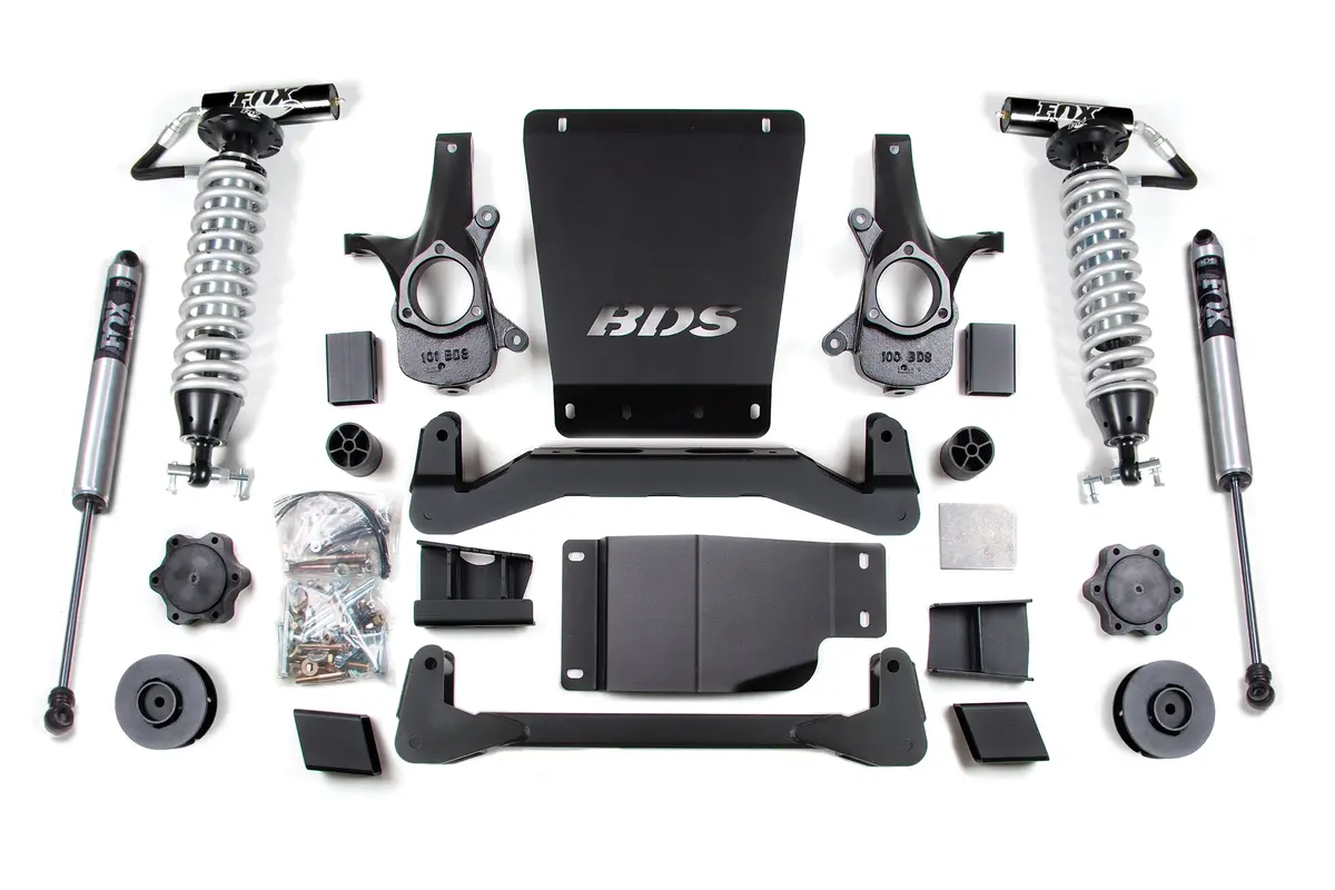 4 Inch Lift Kit | Fox 2.5 Coil-Over | Chevy/Gmc Avalanche, Suburban, Tahoe, Or Yukon 1500 (07-14) 4Wd 1