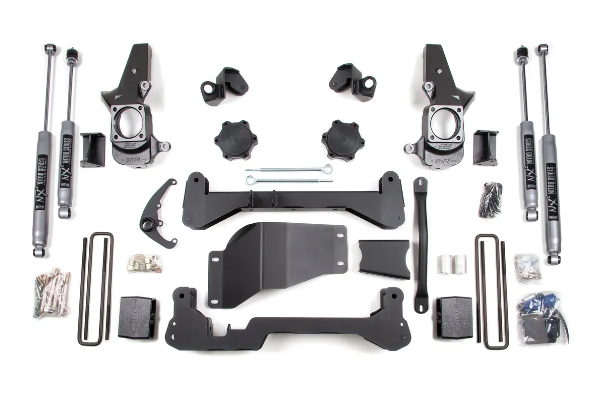 4.5 Inch Lift Kit | Chevy Silverado Or Gmc Sierra 2500Hd/3500 (01-10) Srw 4Wd 2