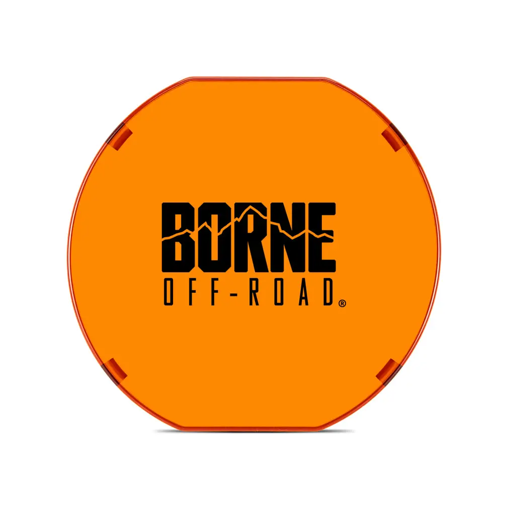 Mishimoto Bnlt-Cov-Rd7yl Borne Off-Road 7In Round Light Cover, Amber 1
