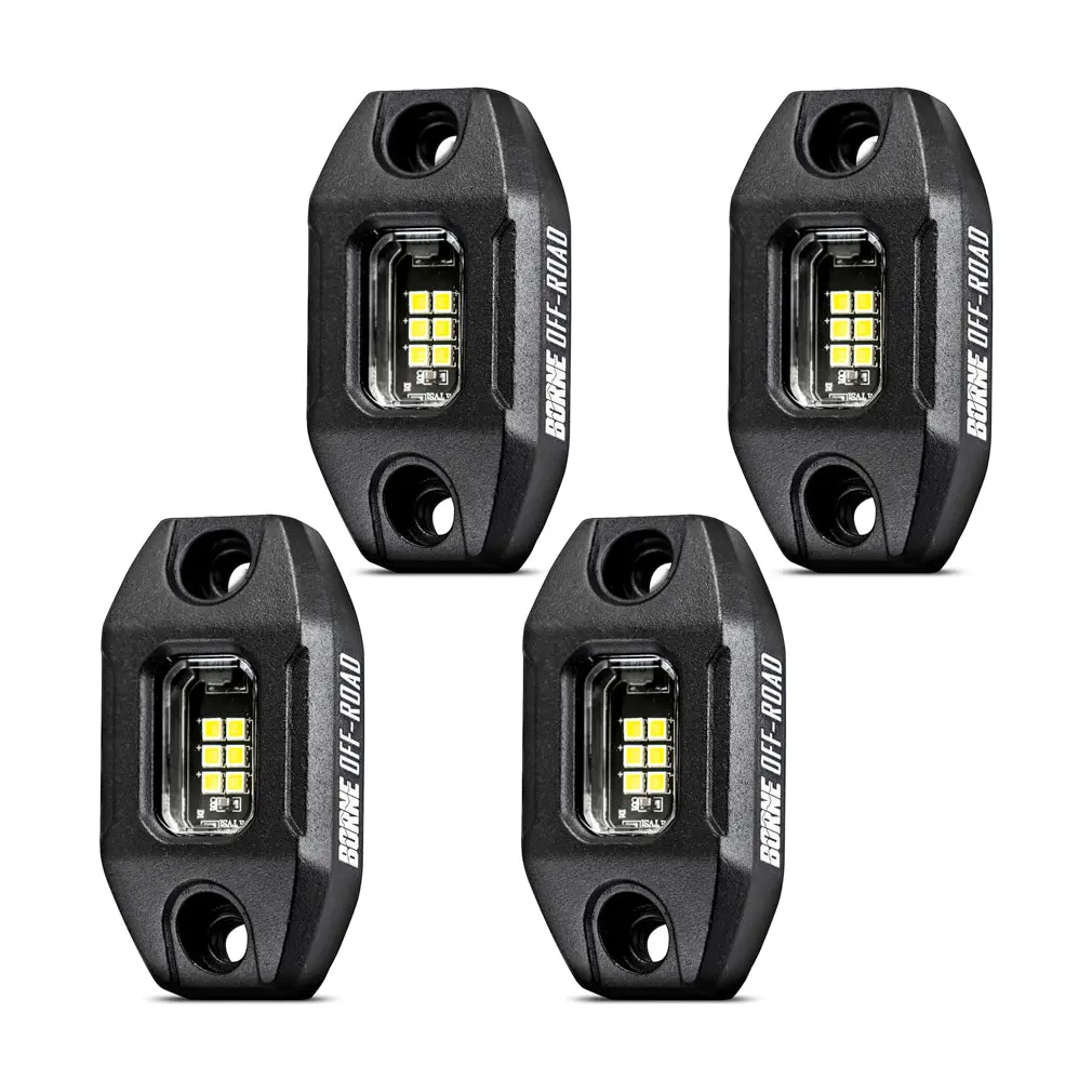Mishimoto Bnlt-Rl-4A Borne Off-Road Rock Light (4), Short Harness 1