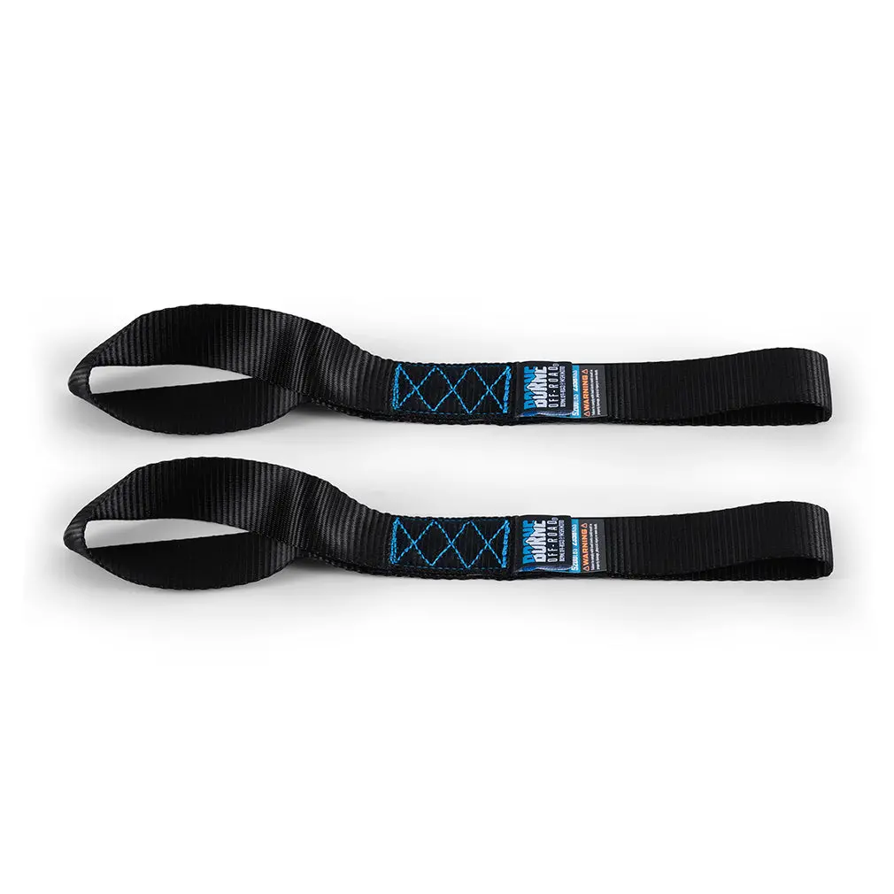 Mishimoto Bnrtc-Tdhd-2Bk Borne Off-Road Heavy-Duty Ratchet Tie-Down Kit (2-Pack), Black 1