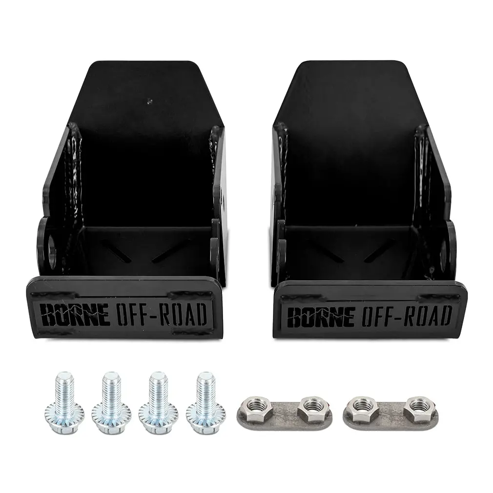 Mishimoto Bnsd-Br-21Rsbk Borne Off-Road Rear Shock Skid Plates, Fits 2021+ Ford Bronco, Black 1