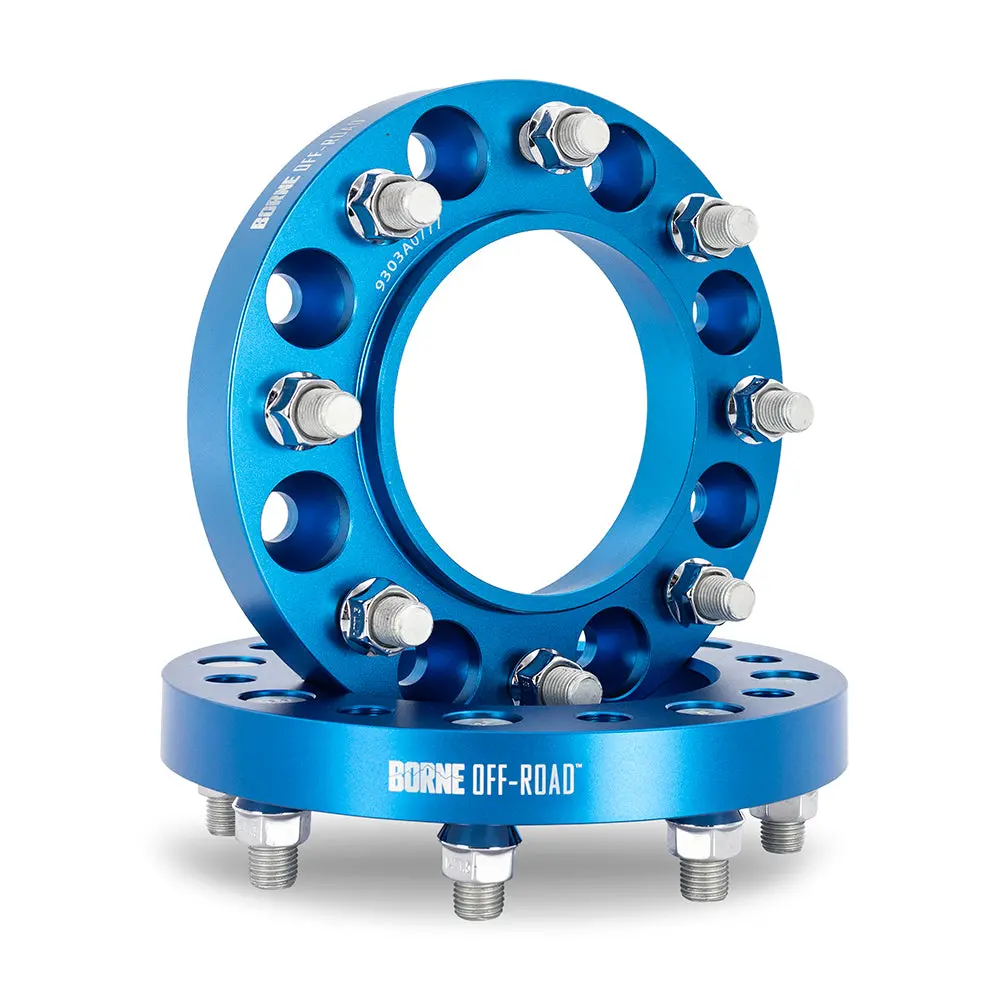 Mishimoto Bnws-002-320Bl Wheel Spacers, 8X170, 125Mm Center Bore, M14 X 1.5, 1.25-In Thick, Blue 1