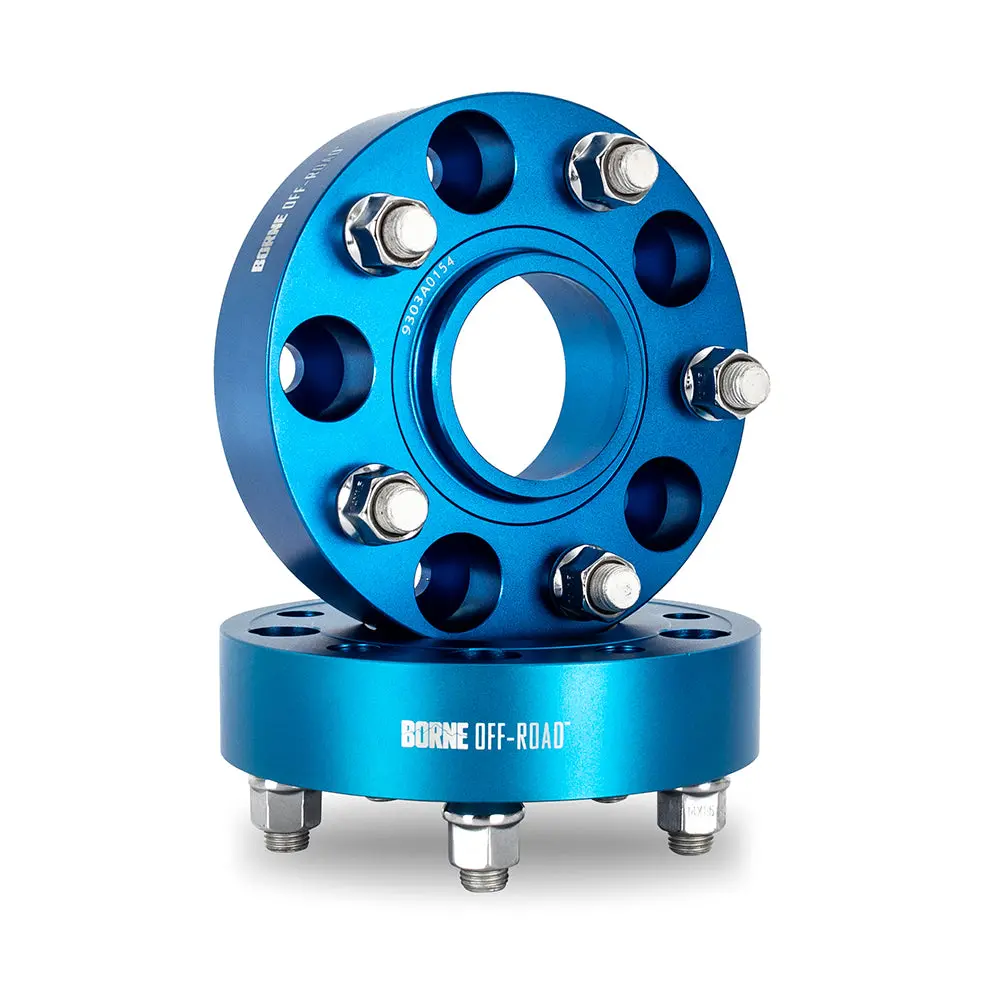Mishimoto Bnws-003-300Bl Wheel Spacers, 5X127, 71.6Mm Center Bore, M14 X 1.5, 1.20-In Thick, Blue 1